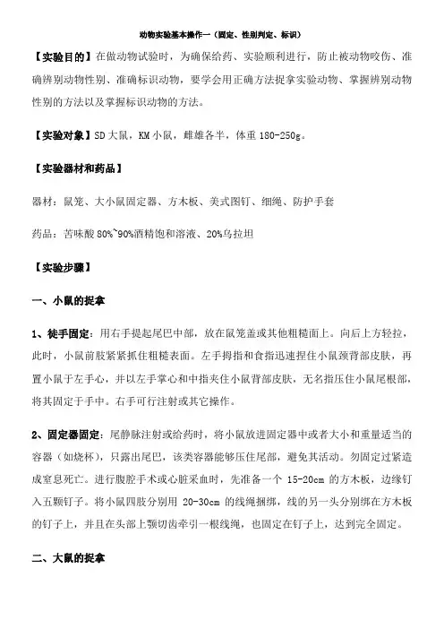 2015-动物实验基本操作