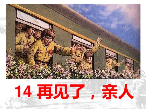 14再见了亲人课件ppt