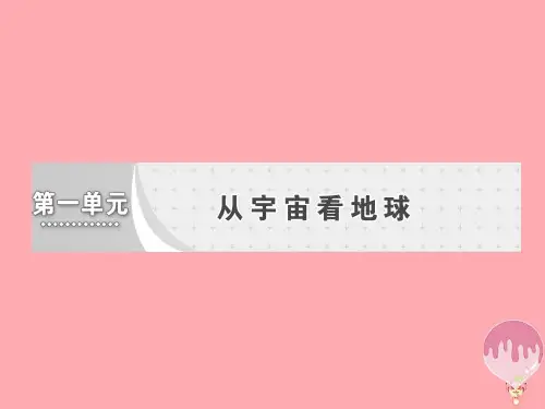 高中地理 第一单元 从宇宙看地球 第一节 地球的宇宙环境课件 鲁教版必修1
