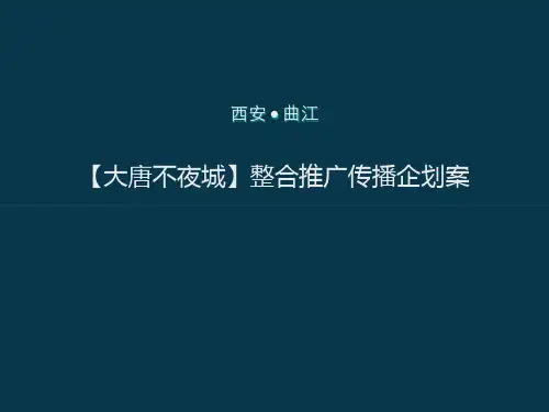 【大唐不夜城】整合推广传播企划案[1]