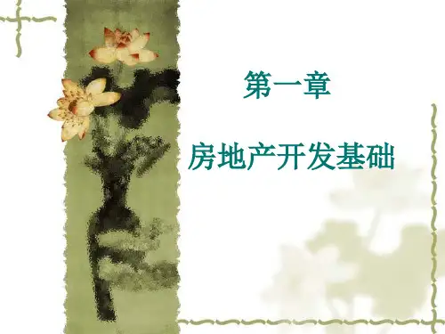 房地产开发基础