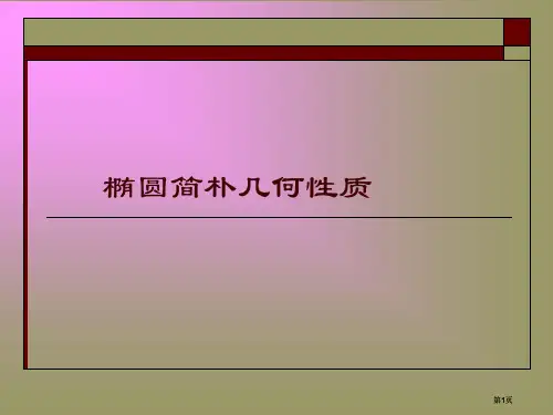 椭圆的简单几何性质市公开课金奖市赛课一等奖课件