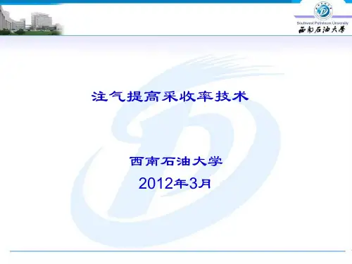 注气提高采收率技术ppt课件