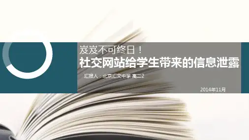 信息泄露事件ppt课件