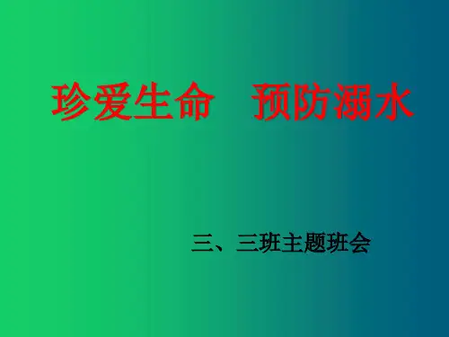 三年级主题班会课件