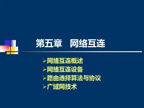 网络互连 5章