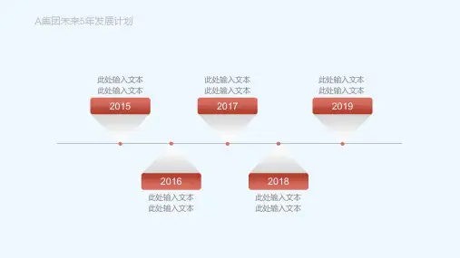 最全时间轴模板教育课件