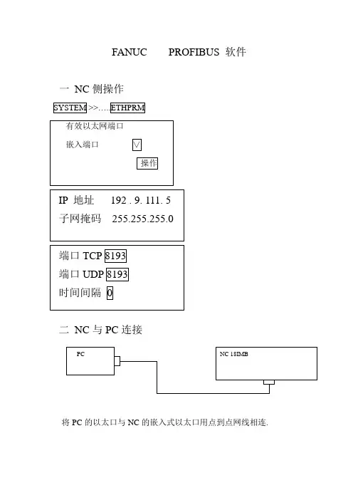 FANUC PROFIBUS 软件