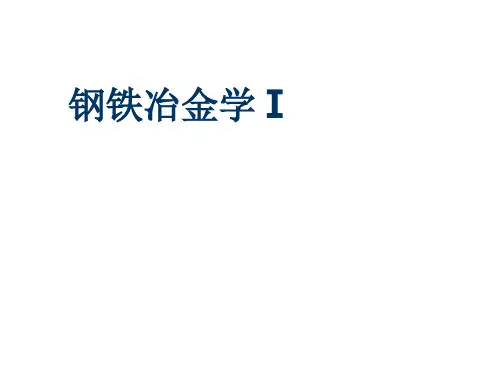 钢铁冶金学炼铁 部分
