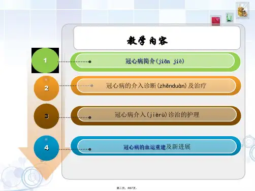 冠脉介入治疗与护理课件讲课稿
