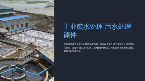 工业废水处理-污水处理课件
