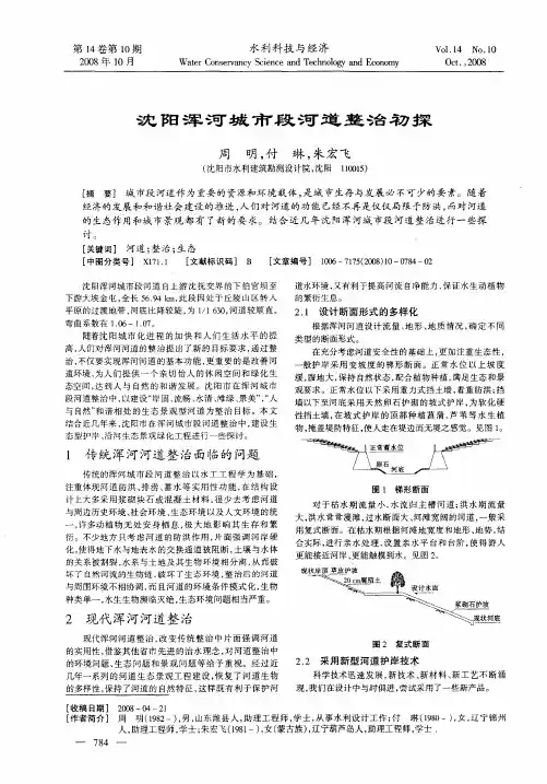 沈阳浑河城市段河道整治初探