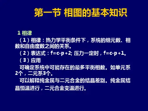 第四章4.1二元匀晶相图