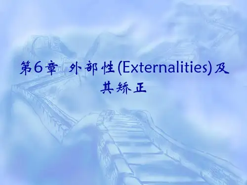 财政学课件 外部性及其矫正