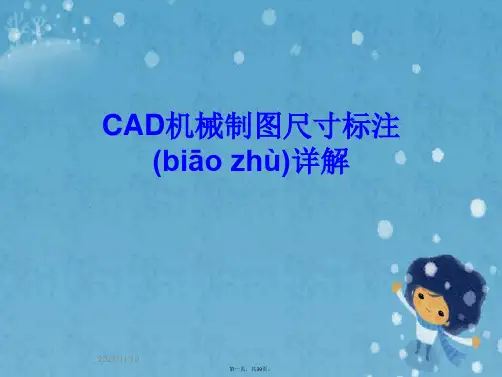 CAD机械制图尺寸标注详解