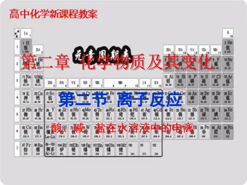《离子反应》人教版高中化学ppt课件2