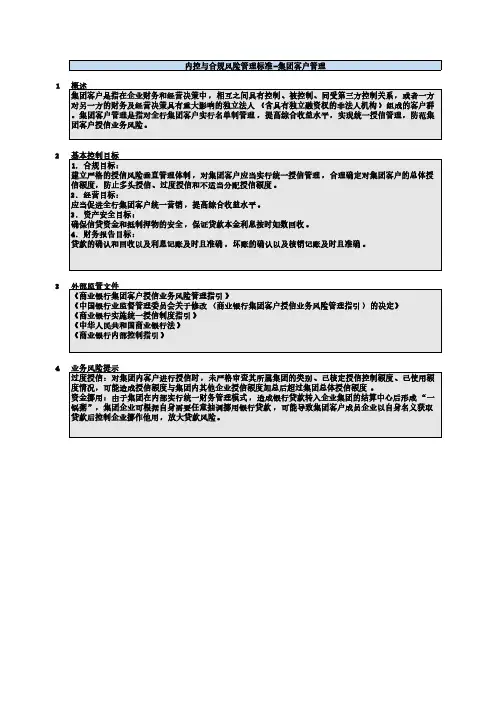 风险控制矩阵_公司业务_集团客户管理