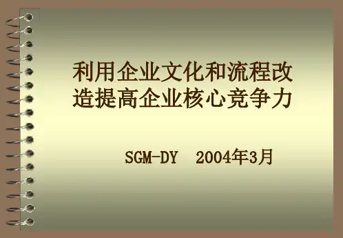 企业文化与企业变革ppt课件