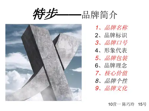 特步——品牌简介