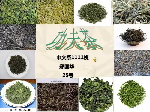 潮汕功夫茶的茶具介绍与使用方法 共20页PPT资料