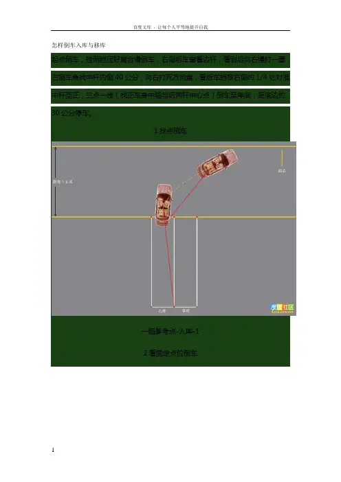 怎样倒车入库及移库