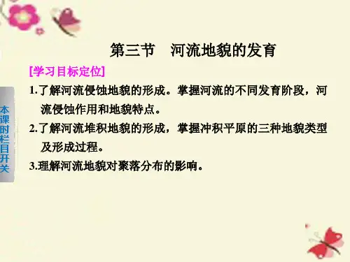 人教版高中地理必修一第四章第三节《河流地貌的发育》ppt课件