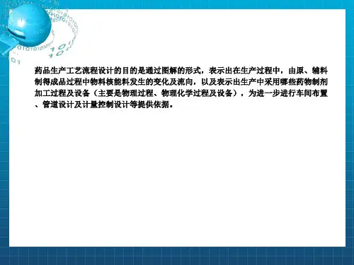 药品生产工艺流程设计