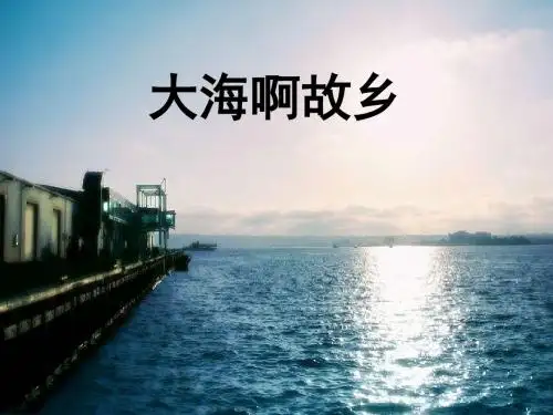 大海啊故乡PPT课件[1]
