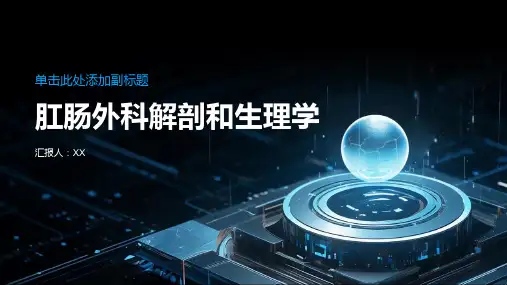 肛肠外科解剖和生理学