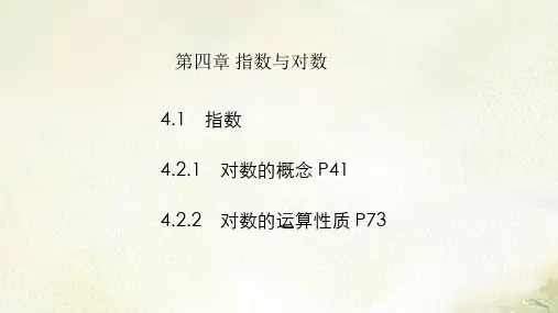 2021新编课件 新教材苏教版高中数学必修第一册第四章指数与对数 教学课件