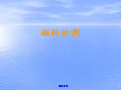 磁粉检测基础知识及原理