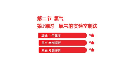 第四单元 第二节 第1课时 氧气的实验室制法 课件   鲁教版 化学 八年级