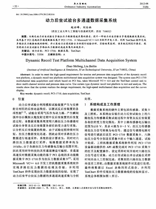 动力后坐试验台多通道数据采集系统