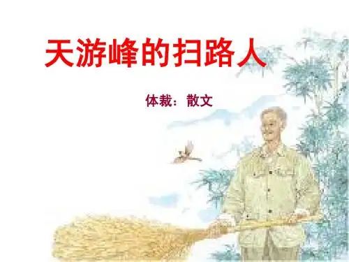 天游峰的扫路人(第2课时)