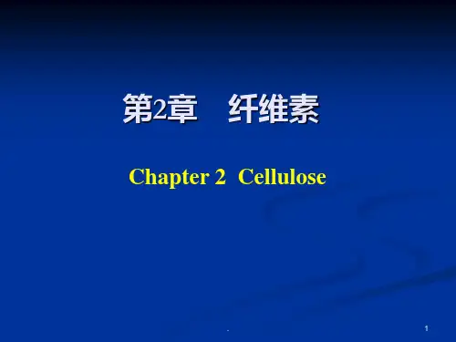 纤维素材料PPT课件