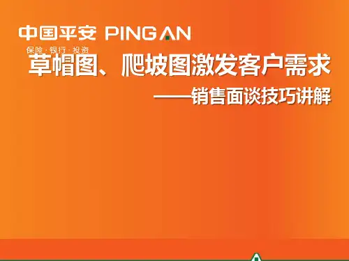 草帽图、爬坡图销售面谈