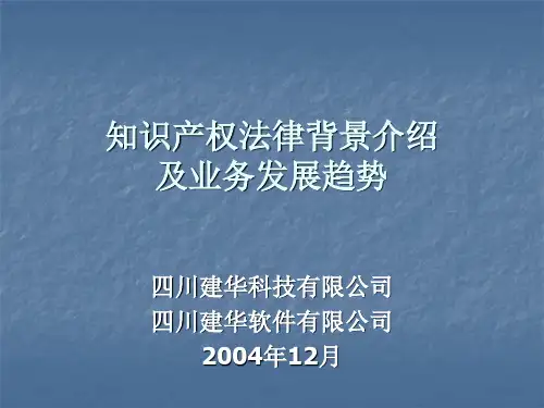 知识产权法律背景介绍
