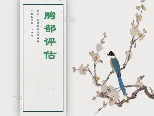 健康评估之教学胸廓-肺脏评估