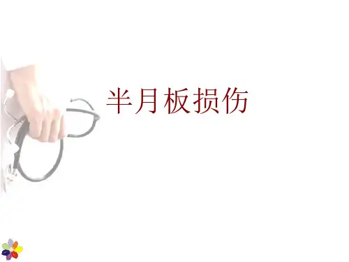 《半月板损伤》PPT课件