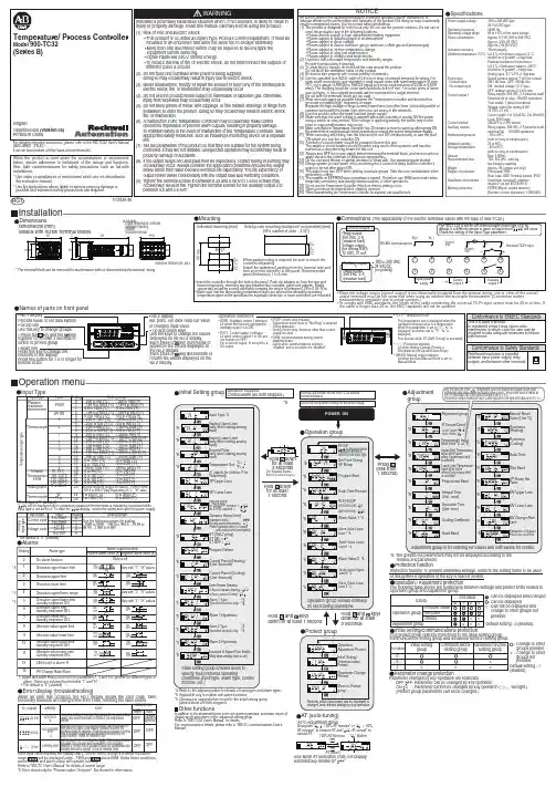 900-TC32数字温度控制器用户手册说明书