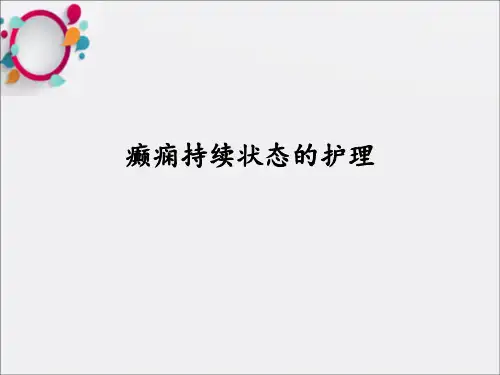 癫痫持续状态的护理ppt课件