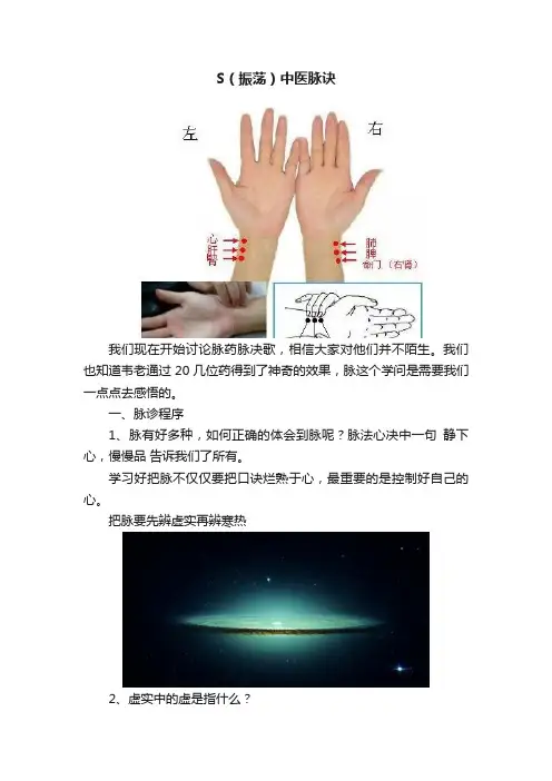 S（振荡）中医脉诀