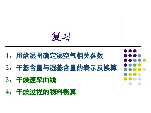 干燥计算、设备