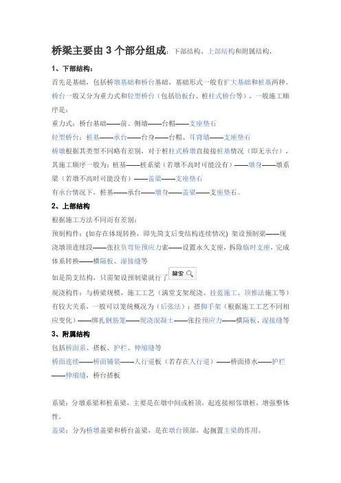 桥梁基础知识