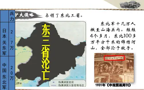 高中历史人教版必修中外历史纲要上第23课从局部抗战到全面抗战(共9张PPT)