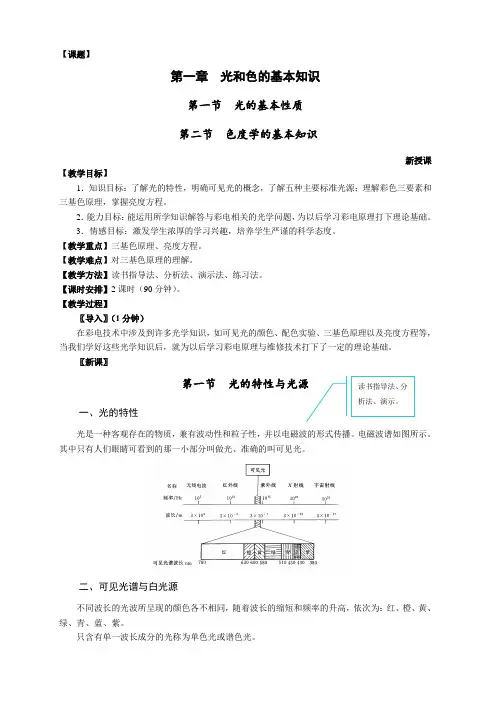推荐-电视机原理与维修教案 精品