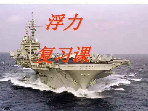 新人教版八年级物理下册第十章《浮力复习)》PPT课件