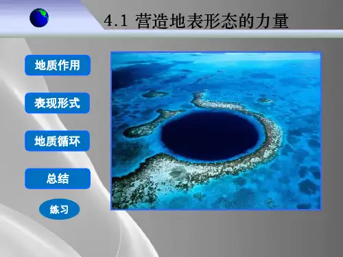 人教版必修一4.1《营造地表形态的力量》课件(共23张PPT)