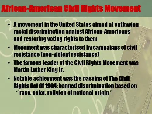 American Civil Rights Movement