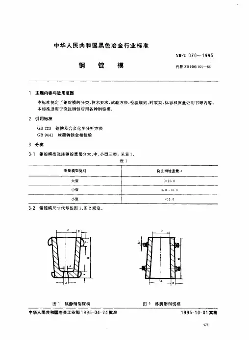 钢锭模